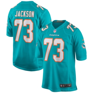 Men's Miami Dolphins Austin Jackson Nike Aqua 2020 NFL Draft First Round Pick Game Jersey