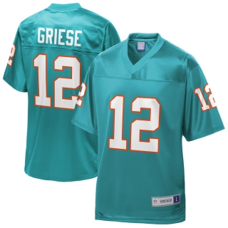 Men's Miami Dolphins Bob Griese NFL Pro Line Aqua Retired Player Replica Jersey