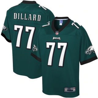 Men's Philadelphia Eagles Andre Dillard NFL Pro Line Midnight Green Big & Tall Player Jersey