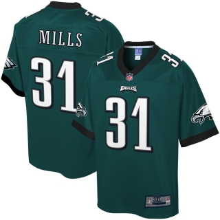 Men's Philadelphia Eagles Jalen Mills NFL Pro Line Midnight Green Big & Tall Player Jersey