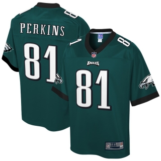 Men's Philadelphia Eagles Josh Perkins NFL Pro Line Midnight Green Big & Tall Player Jersey