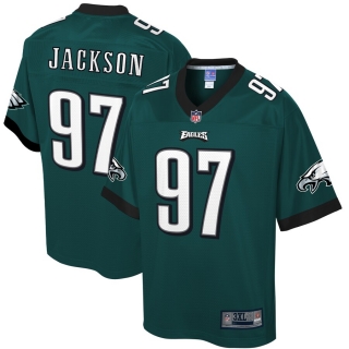 Men's Philadelphia Eagles Malik Jackson NFL Pro Line Midnight Green Big & Tall Player Jersey