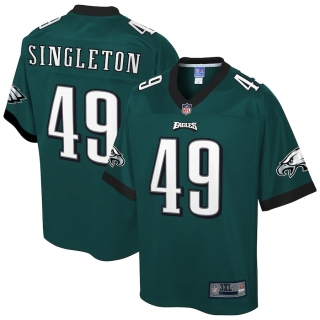 Men's Philadelphia Eagles Alex Singleton NFL Pro Line Midnight Green Big & Tall Team Player Jersey