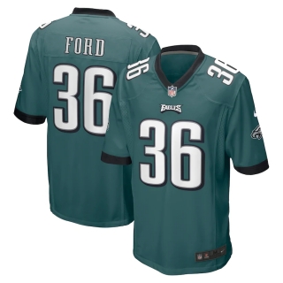 Men's Philadelphia Eagles Rudy Ford Nike Midnight Green Game Jersey