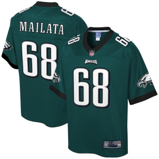 Men's Philadelphia Eagles Jordan Mailata NFL Pro Line Midnight Green Big & Tall Player Jersey