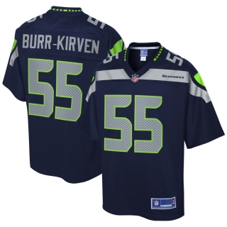 Men's Seattle Seahawks Ben Burr-Kirven NFL Pro Line College Navy Player Jersey