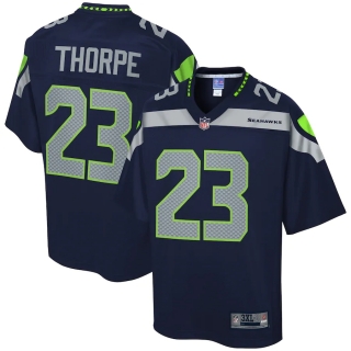Men's Seattle Seahawks Neiko Thorpe NFL Pro Line College Navy Big & Tall Player Jersey