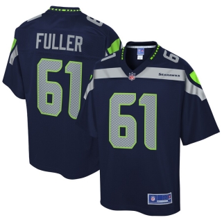 Men's Seattle Seahawks Kyle Fuller NFL Pro Line College Navy Team Color Player Jersey
