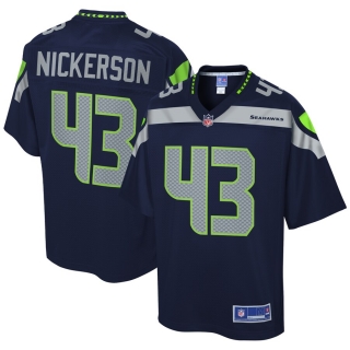 Men's Seattle Seahawks Parry Nickerson NFL Pro Line College Navy Team Color Player Jersey