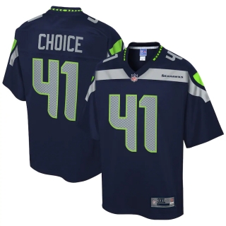 Men's Seattle Seahawks Adam Choice NFL Pro Line College Navy Big & Tall Player Jersey