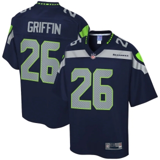 Men's Seattle Seahawks Shaquill Griffin NFL Pro Line College Navy Big & Tall Player Jersey
