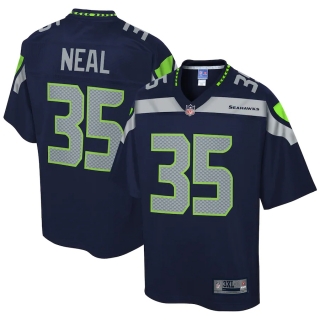 Men's Seattle Seahawks Ryan Neal NFL Pro Line College Navy Big & Tall Team Color Player Jersey