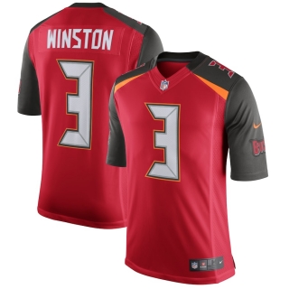 Men's Tampa Bay Buccaneers Jameis Winston Nike Red Speed Machine Limited Player Jersey