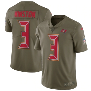 Men's Tampa Bay Buccaneers Jameis Winston Nike Olive Salute to Service Limited Jersey