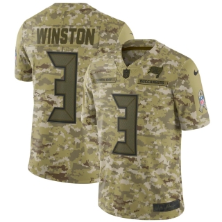 Men's Tampa Bay Buccaneers Jameis Winston Nike Camo Salute to Service Limited Jersey