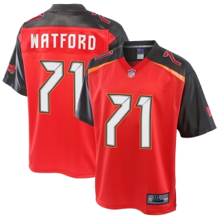 Men's Tampa Bay Buccaneers Earl Watford NFL Pro Line Red Big & Tall Team Player Jersey