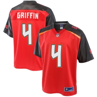 Men's Tampa Bay Buccaneers Ryan Griffin NFL Pro Line Red Big & Tall Player Jersey