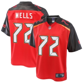 Men's Tampa Bay Buccaneers Josh Wells NFL Pro Line Red Big & Tall Team Player Jersey