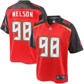 Men's Tampa Bay Buccaneers Anthony Nelson NFL Pro Line Red Big & Tall Team Player Jersey