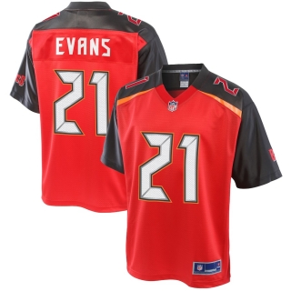 Men's Tampa Bay Buccaneers Justin Evans NFL Pro Line Red Big & Tall Player Jersey