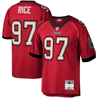 Men's Tampa Bay Buccaneers Simeon Rice Mitchell & Ness Red Legacy Replica Jersey