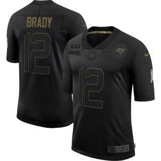 Men's Tampa Bay Buccaneers Tom Brady Nike Black 2020 Salute To Service Limited Jersey