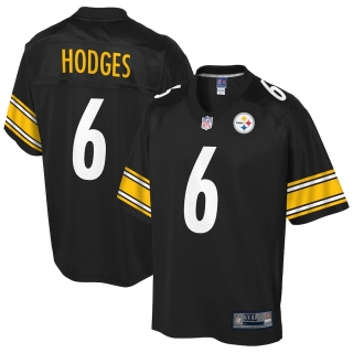 Men's Pittsburgh Steelers Devlin Hodges NFL Pro Line Black Big & Tall Team Player Jersey