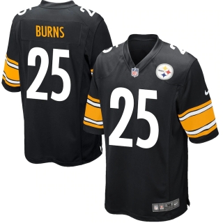 Men's Pittsburgh Steelers Artie Burns Nike Black Game Jersey