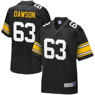 Men's Pittsburgh Steelers Dermontti Dawson NFL Pro Line Black Retired Player Jersey