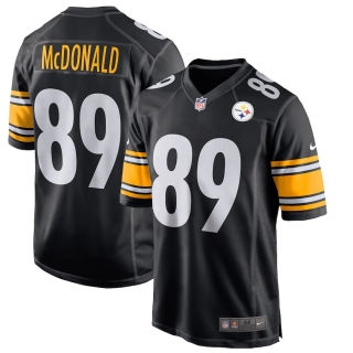 Men's Pittsburgh Steelers Vance McDonald Nike Black Game Player Jersey