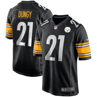 Men's Pittsburgh Steelers Tony Dungy Nike Black Game Retired Player Jersey