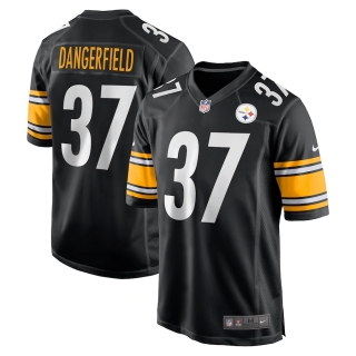 Men's Pittsburgh Steelers Jordan Dangerfield Nike Black Game Jersey
