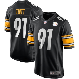 Men's Pittsburgh Steelers Stephon Tuitt Nike Black Game Jersey