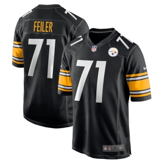 Men's Pittsburgh Steelers Matt Feiler Nike Black Game Jersey