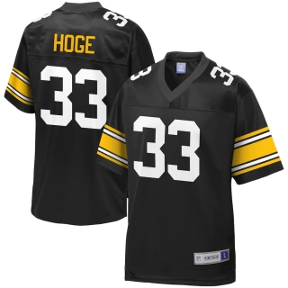 Men's Pittsburgh Steelers Merril Hoge NFL Pro Line Black Retired Player Jersey