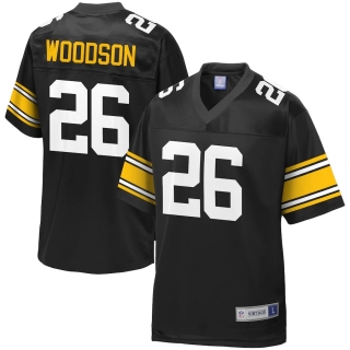 Men's Pittsburgh Steelers Rod Woodson NFL Pro Line Black Retired Player Jersey