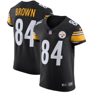Men's Pittsburgh Steelers Antonio Brown Nike Black Vapor Untouchable Elite Player Jersey
