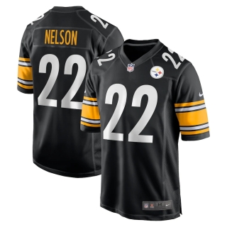 Men's Pittsburgh Steelers Steven Nelson Nike Black Game Jersey
