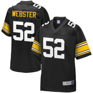 Men's Pittsburgh Steelers Mike Webster NFL Pro Line Black Retired Player Jersey
