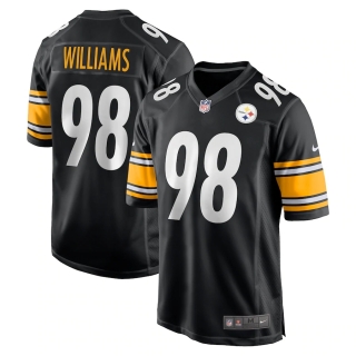 Men's Pittsburgh Steelers Vince Williams Nike Black Game Jersey