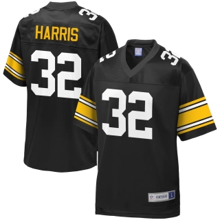 Men's Pittsburgh Steelers Franco Harris NFL Pro Line Black Retired Player Jersey