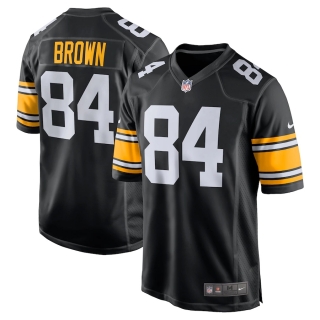 Men's Pittsburgh Steelers Antonio Brown Nike Black Alternate Game Jersey