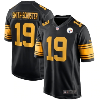 Men's Pittsburgh Steelers JuJu Smith-Schuster Nike Black Alternate Game Player Jersey
