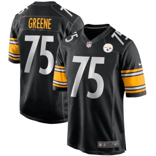 Men's Pittsburgh Steelers Joe Greene Nike Black Game Retired Player Jersey