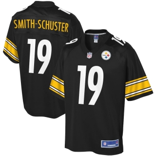 Men's Pittsburgh Steelers JuJu Smith-Schuster NFL Pro Line Black Logo Player Jersey