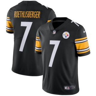Men's Pittsburgh Steelers Ben Roethlisberger Nike Black Vapor Untouchable Limited Player Jersey