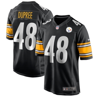 Men's Pittsburgh Steelers Bud Dupree Nike Black Game Jersey