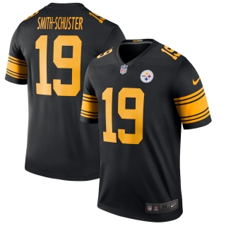 Men's Pittsburgh Steelers JuJu Smith-Schuster Nike Black Color Rush Legend Player Jersey