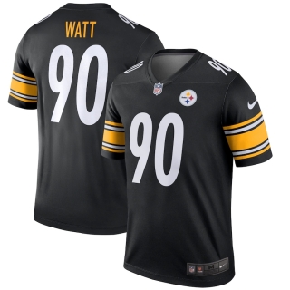 Men's Pittsburgh Steelers TJ Watt Nike Black Legend Jersey