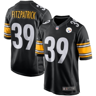 Men's Pittsburgh Steelers Minkah Fitzpatrick Nike Black Player Game Jersey